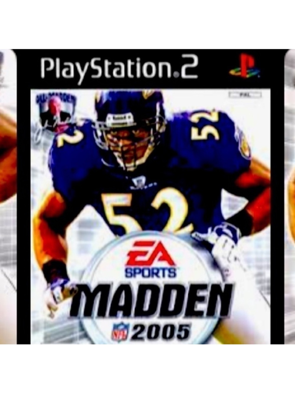 Sony PlayStation 2 Madden NFL 2005 - Blue & White Cover